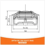 SPTW-18 / 100 WATT RMS - 4