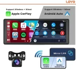 Беспроводной автодисплей 2k C109 10.26″ AndroidAuto/CarPlay, DVR, 2camere, WIFI, Bluetooth, FM - 4