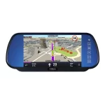 Car Rear View Mirror Monitor 7 Inch with Touch Buttons - 1