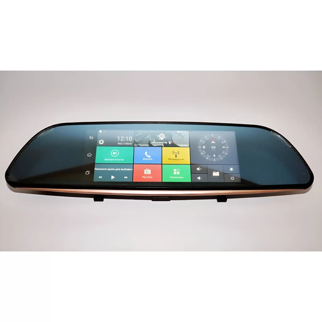 D35 Зеркало регистратор, 7″ сенсор, 2 камеры