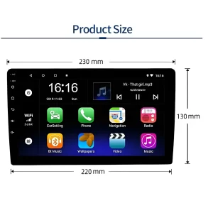 1DIN CAR PLAYER A7 9-inch ANDROID (v3)